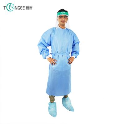 China China Factory Factory Fit Safety Isolation Protective Gown Disposable Medical Clothing for sale