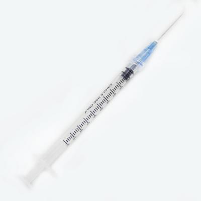 China Plastic Low Dead Space Syringe With Needle , 1 Ml Low Dead Space Syringe for sale