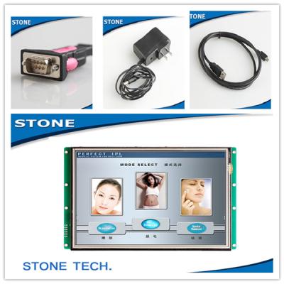 China Grade Resistive Touch Screen Industrial LCD Display TFT With CPU Drive for sale