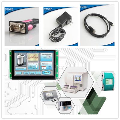 China Easy Programme Sunlight Readable Lcd Monitor RS232 / RS485 / TTL / COMS / USB Interface for sale