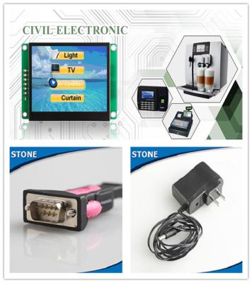 China 3.5 Inch LCD Display LED Backlight RS232 Port For Operation Interface for sale