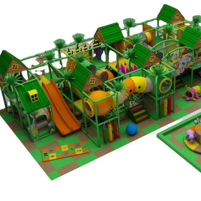 China Styles Park Jungle Theme Playground, Plastic Indoor Playground Jungle, Jungle Gym Playground for sale