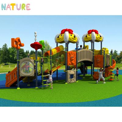 China Eco-Friendly Used Plastic School Playground Small Outdoor Playground Equipment Slide On Vending Playground for sale