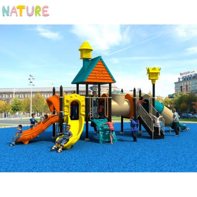 China Large Eco-friendly Kids Outdoor Playground Slide For Sale Outdoor Swing Playground Durable for sale