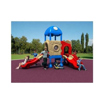 China Large Eco-friendly Plastic Amusement Park Outside Playground Animal Types Slide Swing Seesaw Outdoor Playground for sale