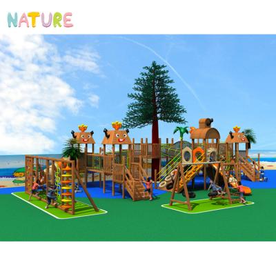 China Punctuality New Product Wooden Playground Equipment Best Eco - Friendly After Service Playground for sale