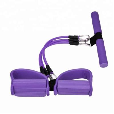 China Flexibility Exercises 3 Pcs/Set Sports Elastic Foot Pull Rope Exercise Muscle Chest Expander Pilates Resistance Bands for sale