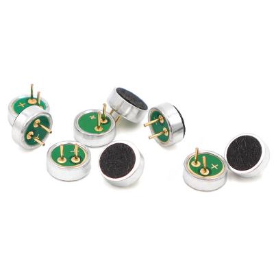 China 6027 ELECTRET CONDENSER MICROPHONE pins microphone 6.0*2.7MM Electret omnidirectional condenser microphone for intercom IN ON-TIME CURRENT delivery for sale