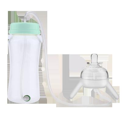 China Hot Sale PP BPA Free Newborn Baby Bottle Hands Free Feeding Bottle Supplies Gift Set for sale