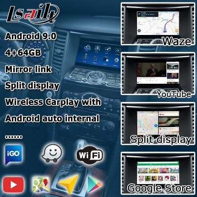 China Factory touch screen power 7 inch carplay screen display Android for Infiniti FX35 FX37 FX50 FX QX70 2008-2017 with video bypass Android auto by Lsailt for sale