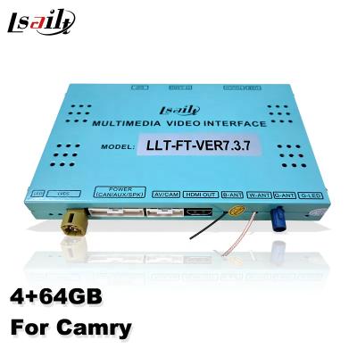 China Lsailt 4+64GB RK3399 Android GPS Automotive Navigation for Toyota Camry RAV4 Avalon Fujitsu Video Interface Box for sale