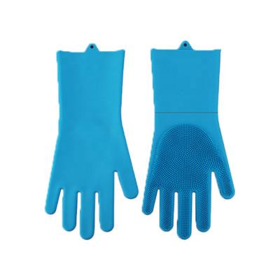 China Hot Selling Colorful Durable Pet Gloves PVC Pet Grooming Anti-Slip Gloves Viable For Bathing Dog Hair Remover for sale