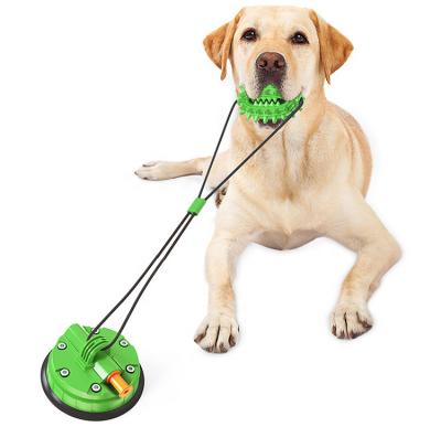 China Viable Wholesale Multifunctional Dog Toys Big Chewer Suction Cup Aggressive Interactive Toy for sale