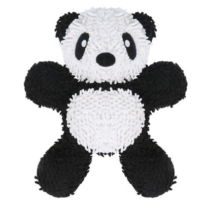 China Interactive Dog Stocked Cat Chew Toy Plush Vocal Panda Bite-Resistant Pet Toys for sale