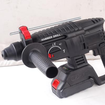 China Factory Hot Selling Multifunctional Tools 21V Hammer Machine 21V Cordless Rotary Hammer 1500mAh 5C for sale