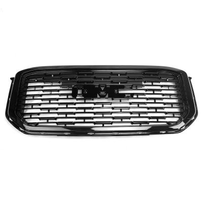 China OE TYPE ABS Center Grill Auto Front Bumper Grille Cover Gloss Black For GMC Yukon 2015-2020 for sale