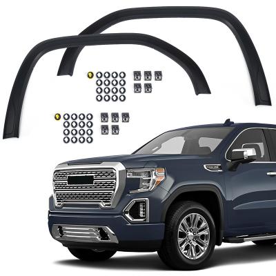 China OE TYPE Auto Car Part 4x4 Front Wheel Arch Fender Flares For GMC Sierra 2019-2021 for sale