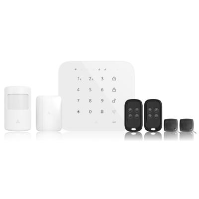 China Tuya All In One Home Alarm DIY Wifi GSM Touch Screen Burglar Alarm System Home Security Alarm T1 Wi-Fi 2G Wireless PLUS for sale