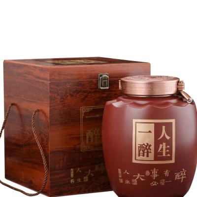 China Large Capacity Ceramic Beverage Wine Storage Container Custom Bottle Manufacturer Custom Bottle for sale