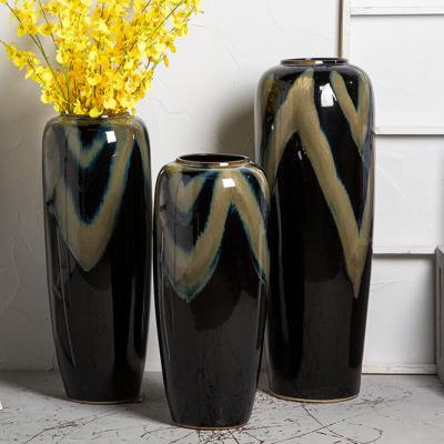 China Contemporary luxury jingdzheng ceramic vase living room porcelain vase home decorative accessories flower vases and flowers for sale