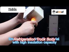 lightweight frp sandwich panel freezer truck body cold plate refrigeration unit