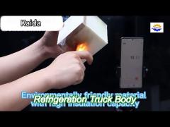 lightweight frp sandwich panel freezer truck body cold plate refrigeration unit
