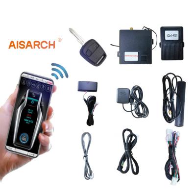 China Gsm gps car alarm with remote start engine pke push button engine start stop keyless entry remote start for sale