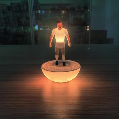 China LED Module OEM Luminous Gradient Toy Multicolor Lighting Flashing Athlete Luminous Figure for sale