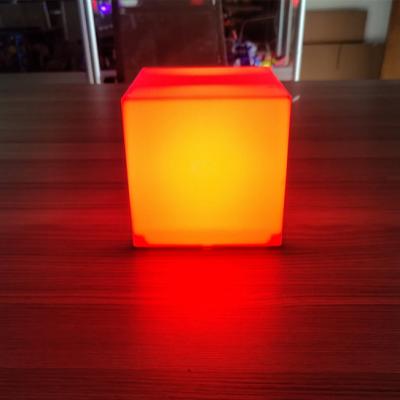 China Led Module Flashing Factory Customized Multicolor Rotating And Color Changing Luminous Cube Toy for sale