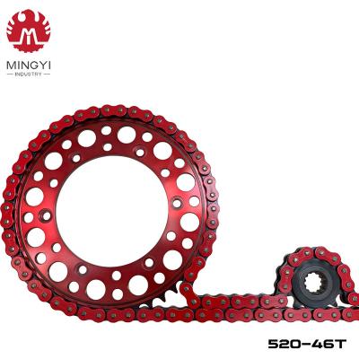 China Other Outdoor CNC Technology Motorcycle Sprocket Chain Kit Off Road Sprocket High Performance Long Service Life Good Price for sale