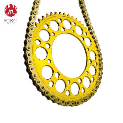 China High Quality Motorcycle 45# Steel Sprocket Modified CG125 Gold Racing for sale