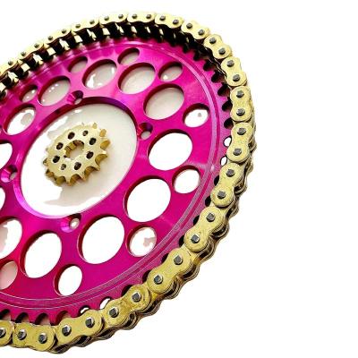 China Steel Racing Chain 45 Steel Rear Sprocket And GB520GXW Warranty Chain Kit for sale