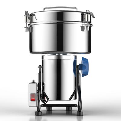 China Food Flour Mill Machine 4500g Stainless Steel Pulverizer Commercial Grinding Flour Grinder for sale