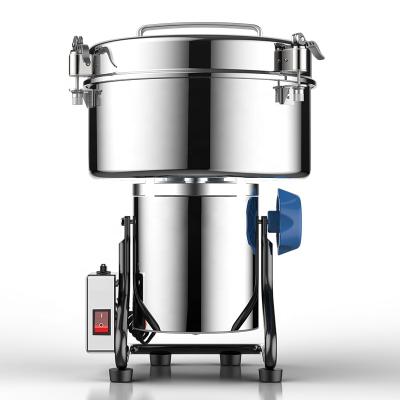 China Food Grinding Machine 4500g Stainless Steel Mini Food Flour Mill Grinder Machine Industrial Seasom Flour Mill for sale