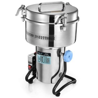 China Electric grinder machine hot selling chili food flour mill machine electric grinding herb grinder home use for sale