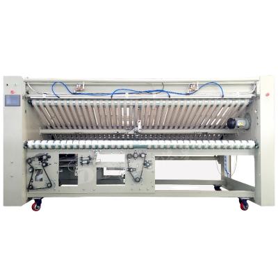 China Good quality automatic roller ironer factory price hotel textile folder folding machine tracking for sale