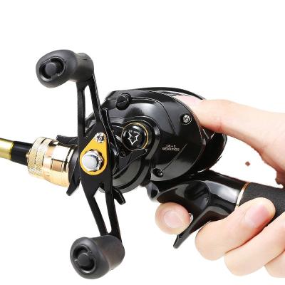 China LEFT HAND 18 Axis Remote Fishing Reels Pro Waterproof Magnetic Brake Seiko Water Drop Wheel for sale