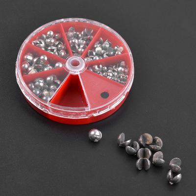 China Sports 197Pcs Fishing Sinkers Weights Kit Split Shot Fishing Weights Set Removable Fishing Tackle 7 Sizes for sale