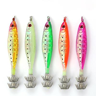 China Wholesale Plastic Squid Hook Octopus Hard Sea Fishing Lures Artificial Jig Bait Building Lure for sale