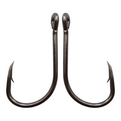 China High Strength Fishhooks 100pcs/bag 9260 High Carbon Steel Black Perfect Hooks O'shaughnessy Bait Hooks for sale