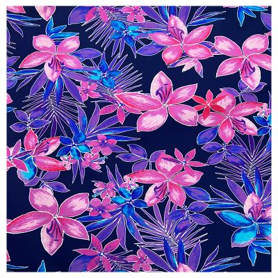 China Stretch No MOQ Custom Nylon Spandex Swim Fabric Knit Digital Textured Printing Fabric For Swimming Trunks for sale