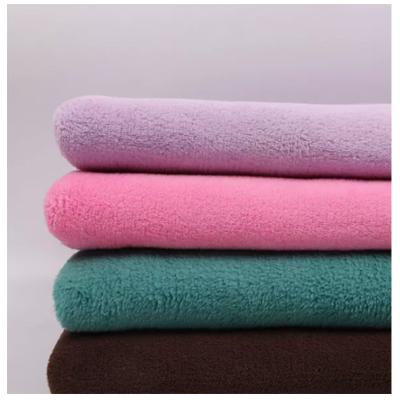 China New Product Super Soft Plush Fleece Velvet Flannel Fabric Tear-Resistant For Blanket Pajamas Scratching Bedding Home Textile for sale