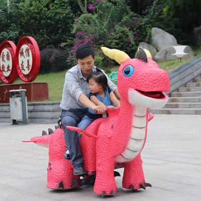 China Real Sense Kids Playground Small Animatronic Dinosaur Ride for sale