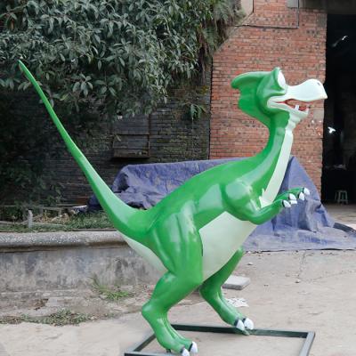 China Waterproof Dinosaur Playpen Customized Clay Resin Fiberglass Dinosaur for sale