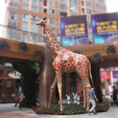 China China Park Giraffe Animatronics Life Size Animal for sale