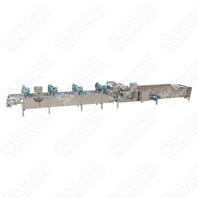 China Farm Vegetable Washing Machine Industrial Fruit And Vegetable Cutting Machine Fruit And Vegetable Processing Line for sale