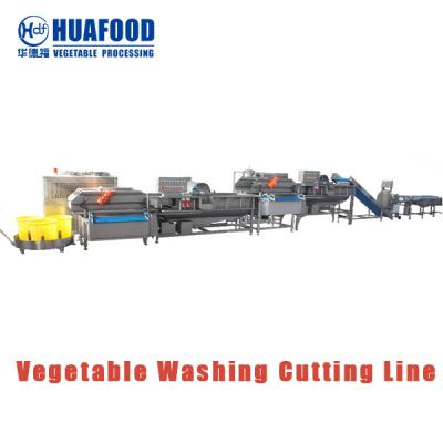 China Professional High Efficiency Washing Machine Vegetable Salad Washing Line With CE Certificate for sale