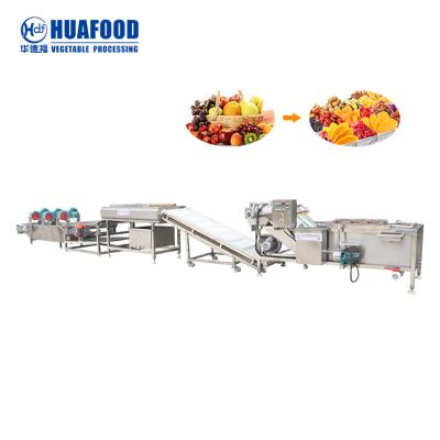 China Fruit Washer / Vegetable Washing Machine Clean Vegetable Processing Line Fruit Sorting Machine for sale