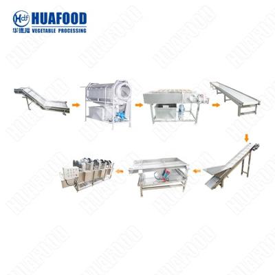 China Eddy Current Washing Machine Cleaning Machine Salad Cleaning And Processing Line Food Grade Washing Machine for sale