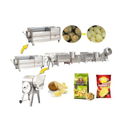 China Full Automatic French Fries Production Line Potato Small Scale Potato Chips Processing Plant Small Potato Fries Production Line for sale